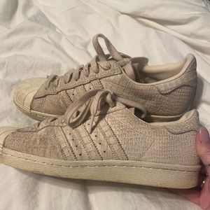 Nude Pink Adidas Superstar **RARE**